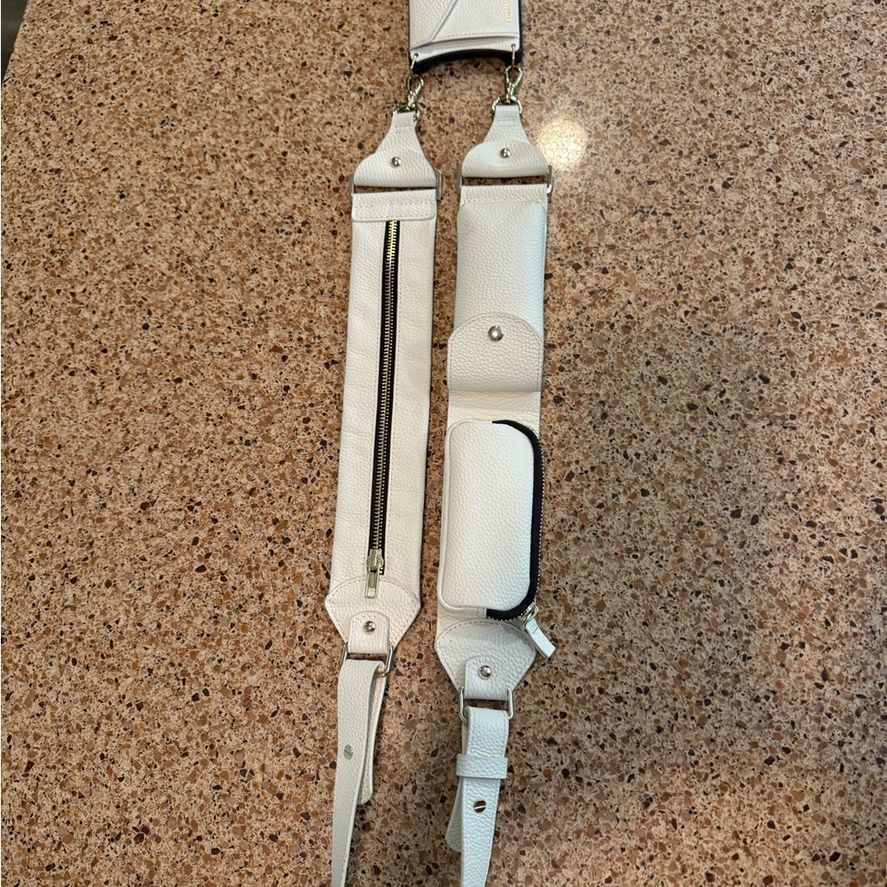 Bandolier crossbody for iPhone 13 Pro Max.